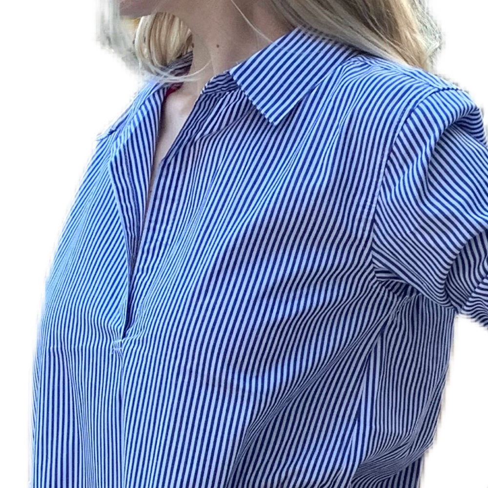 NWT💕Les Canebiers Navy Blue Striped Summer… - Picture 4 of 5